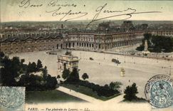 CPA Paris Vue Generale Du Louvre