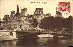 CPA Paris Hotel De Ville