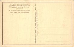 CPA Paris La Tour Eiffel Vue Du Trocadero