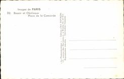 MODERN CARD Paris Basin and obelisk Place Harmony