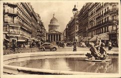 CPA Paris Et Ses Merveilles La Rue Soufflot Et Le Pantheon