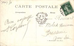 VINTAGE POSTCARD Paris the Eiffel Tower the Night the Lighthouse And I' Horaire Luminous