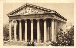 CPA Paris En Flanant L'Eglise De La Madeleine
