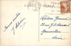 Los lugares de Toulon de la POSTAL de la VENDIMIA de armas y Kiosque limpian la autoridad portuaria