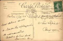 VINTAGE POSTCARD Toulon roads