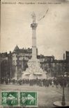 CPA Marseille Place Castellane Fontaine Jules Cantini