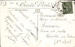 CPA Marseille Le Boulevard Baille et fontaine Cantini