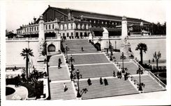 CPA Marseille Escalier Monument De La Gare St Charles