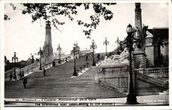CPA Marseille Escalier Monument De La Gare St Charles