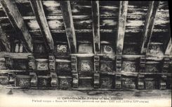 CPA Cathedrale De Frejus Et Son Cloitre Plafond unique Entre les corbeaux peinture sur bois