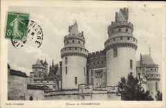 VINTAGE POSTCARD Castle De Pierrefonds
