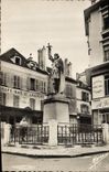 CPM Lagny Thorigny La Statue De Jeanne D'Arc Cafe Bar St Laurent Enfant 