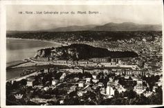 CPA Nice Vue Generale Prise Du Mont Boron