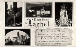 MODERN CARD Notre Dame de Laghet Notre Dame Sanctuary