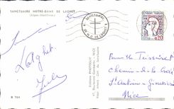 CPM Notre Dame de Laghet Notre Dame Sanctuaire