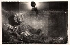 POSTAL Niza Cimiez de la VENDIMIA la caza de la Virgen del Ste. Victoire y martirio de las catacumbas