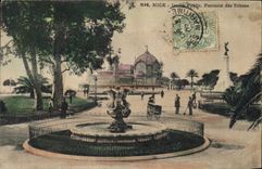 CPA Nice Jardin Public Fontaine Des Tritons