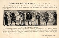 VINTAGE POSTCARD Macabre Dance Of the Chair God