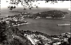 CPM Villefranche Vue Sur la Baie Et Le Cap Ferrat