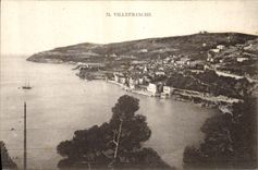 CPA Villefranche Sur Mer Vue Generale