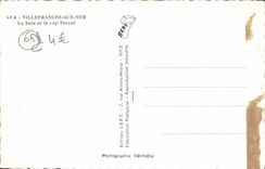 MODERN CARD Villefranche On Sea the Bay And the Cape Ferrat