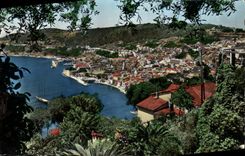VINTAGE POSTCARD Villefranche On Sea View And Roads