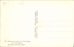 VINTAGE POSTCARD Villefranche On Sea the squadron in roads of Villefranche and the Cape Ferrat