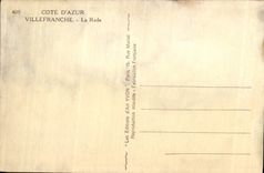 CPA Villefranche La Rade Bateaux