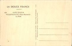 CPA Villefranche Sur Mer La Rade Bateaux