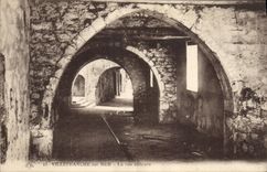 CPA Villefranche Sur Mer La rue obscure