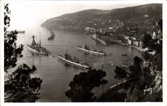CPA Villefranche L'Escadre En Rade Bateaux