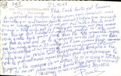 CPA Villefranche Sur Mer Vue Generale