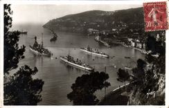 CPA Villefranche L'Escadre En Rade Bateaux