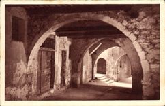 CPA Villefranche Sur Mer La Rue Des Voutes