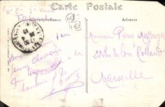 CPA Villefranche Sur Mer La Caserne Des Chasseurs Alpins Militaria 