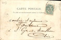 CPA Marseille Entree Du Vieux Port Bateau