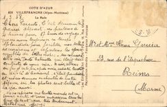 CPA Villefranche La Rade Bateaux