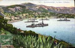 CPA Villefranche La Rade L'Escadre Bateaux