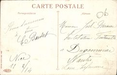 VINTAGE POSTCARD Villefranche Roads the Squadron Boats