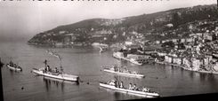 CPA Villefranche Sur Mer La Rade Et I'Escadre Bateaux