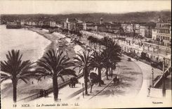 POSTAL de la VENDIMIA Niza la caminata del sur