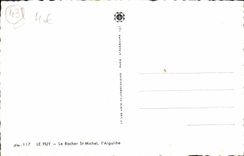 VINTAGE POSTCARD Puy the Rock St Michel Aiguilhe