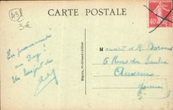 VINTAGE POSTCARD Puy Statrue of Notre Dame de France
