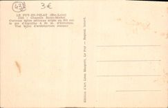 VINTAGE POSTCARD Puy Velay Vault Saint Michel