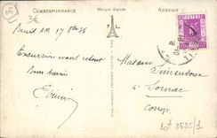 VINTAGE POSTCARD Beuil Falls of Curious Cians effects of ices