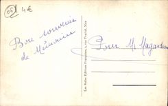 MODERN CARD Beuil Falls of Cians the Road in Winter