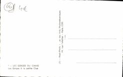 CPM Les Gorges Du Cians Les gorges a la petite crue