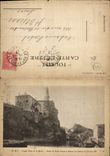 CPA Le Puy Espaly Pont sur la Borne Statue de Saint Joseph et ruines du chateau de Charles VII