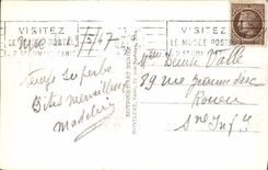 VINTAGE POSTCARD Nice the Walk Seen from of the pier walk