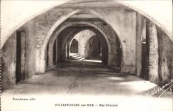 VINTAGE POSTCARD Villefranche on Sea Obscure Street